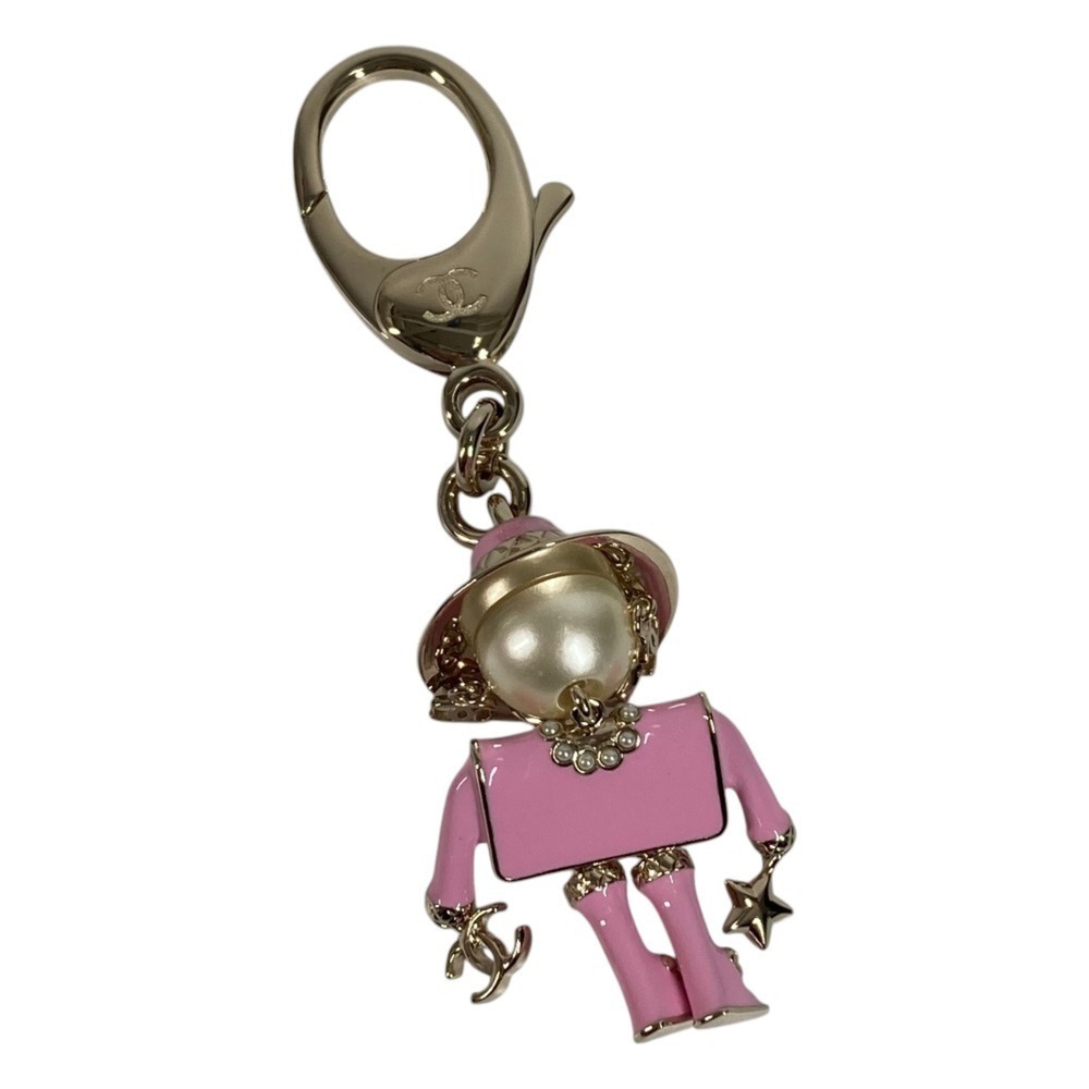 CHANEL B25B Gabrielle Chanel Doll CC Coco Mark Logo Faux Pearl Heart Star Acc... - Picture 2 of 12